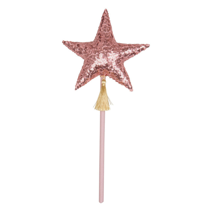 “Pink Sequins” Crown and Wand Magic Set