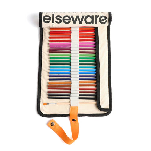 Elseware Unplug (Eco-Kids) Watercolor Pencils with Canvas Rollup