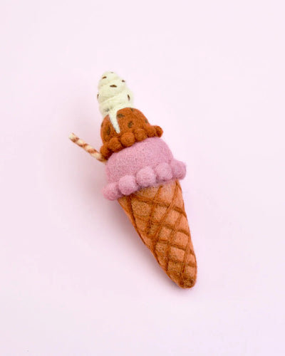 Sale Felt Neapolitan (Harlequin) Ice Cream