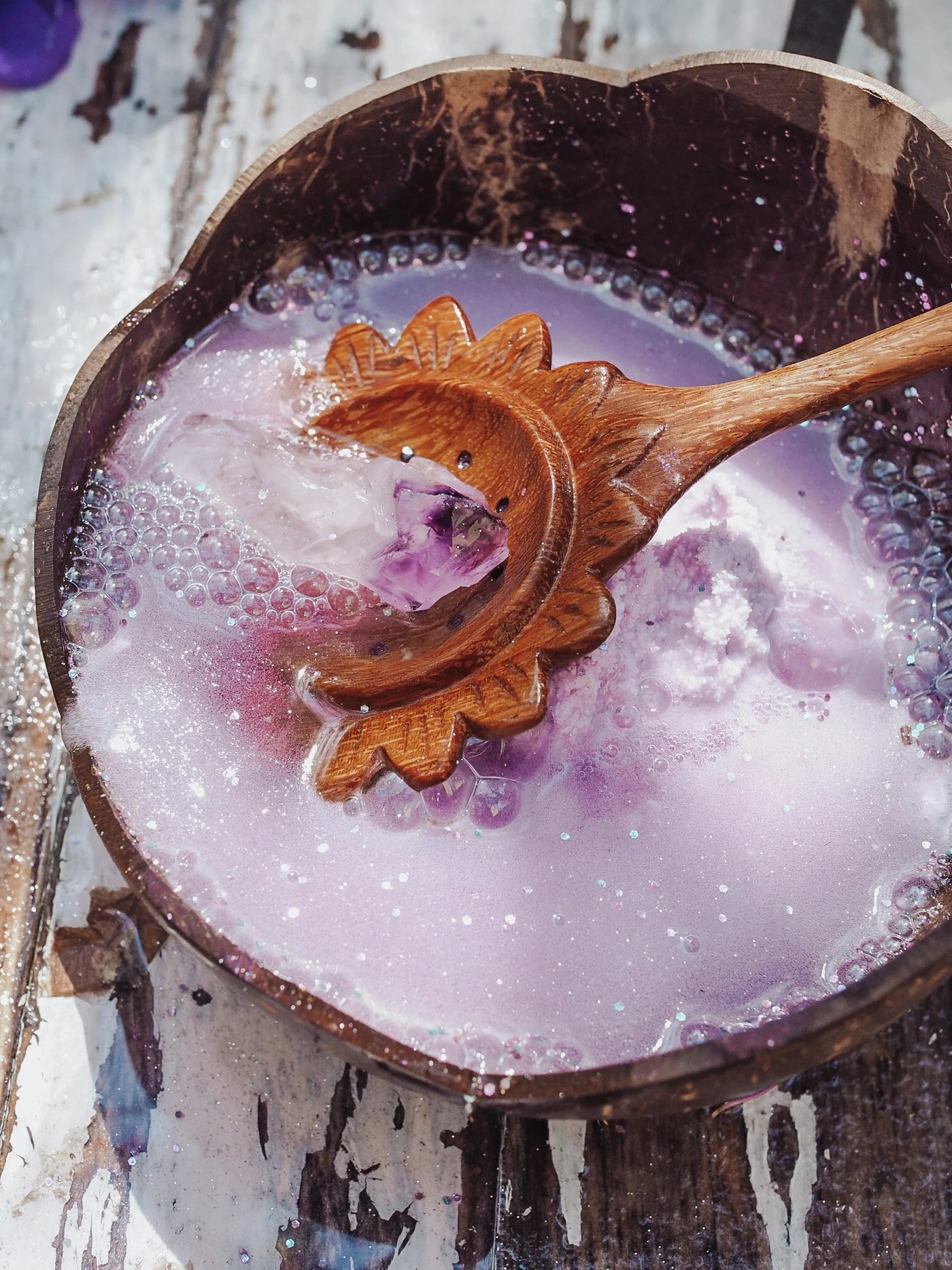Pre-Order Wild Mountain Child Amethyst Crystal PlayFizz (Ships in September)