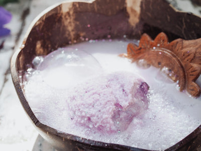 Pre-Order Wild Mountain Child Amethyst Crystal PlayFizz (Ships in September)