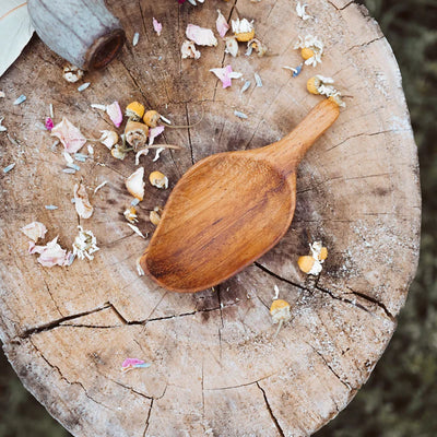 Wild Mountain Child Handcrafted Leaf Scoop