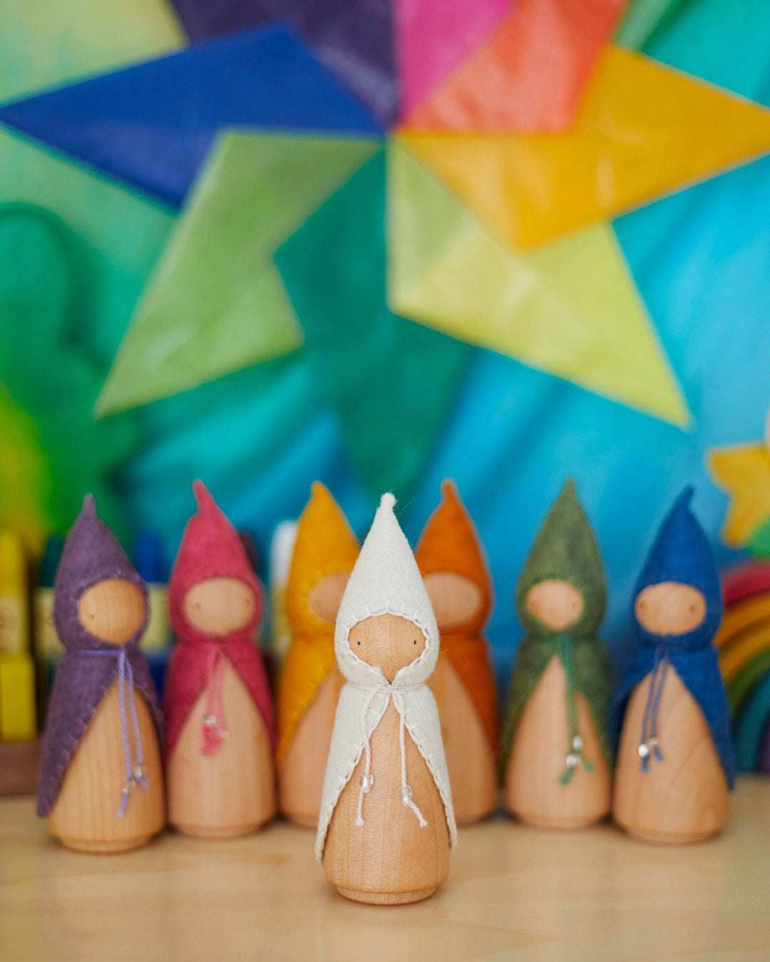 White Wooden Gnome