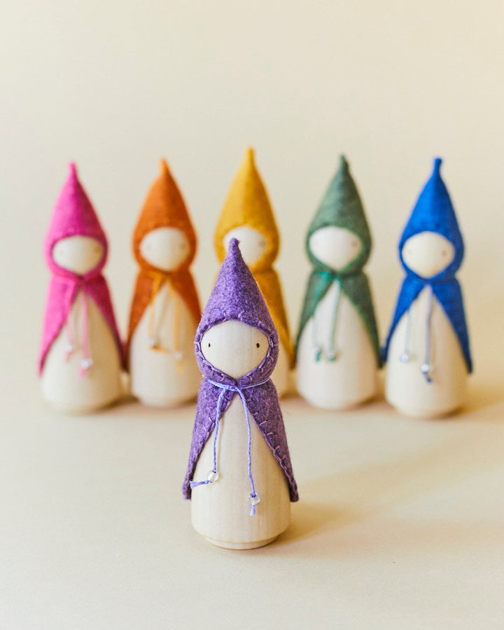 Orange Wooden Gnome