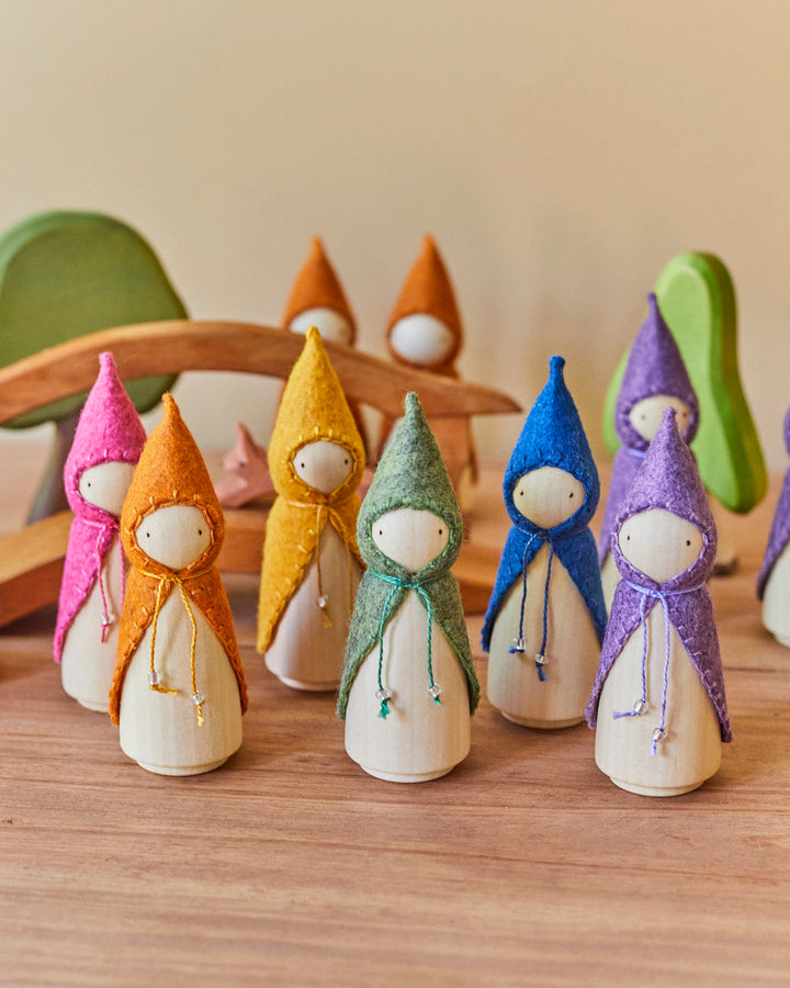 Pink Wooden Gnome