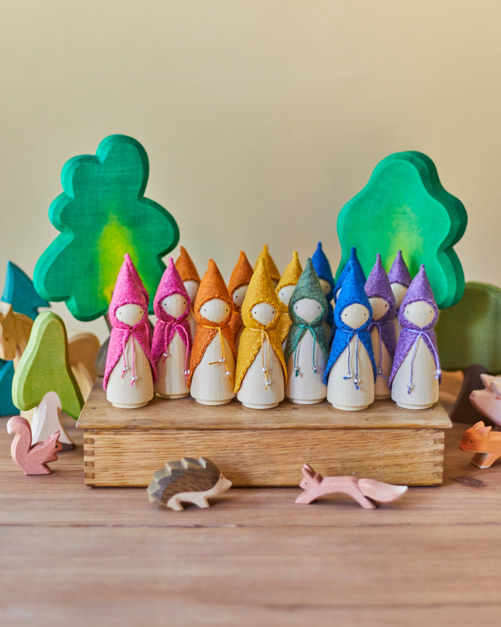 Green Wooden Gnome