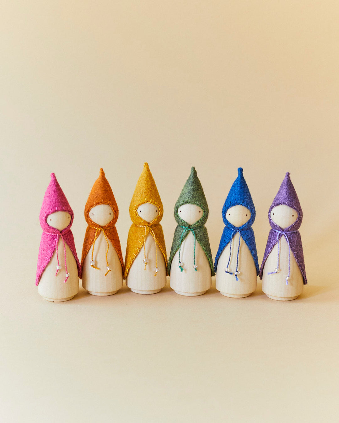 Pink Wooden Gnome