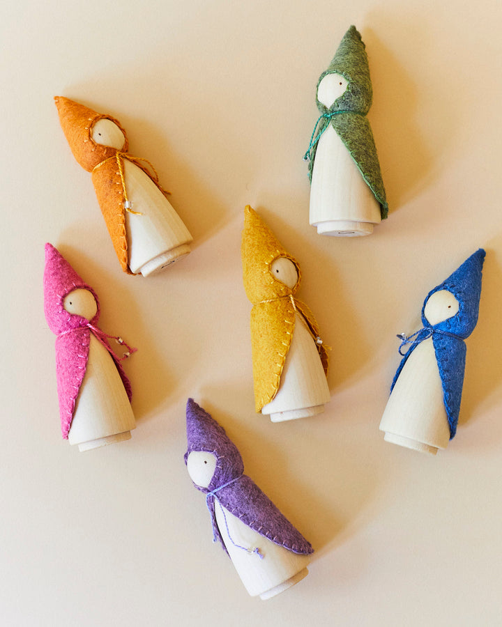 Pink Wooden Gnome