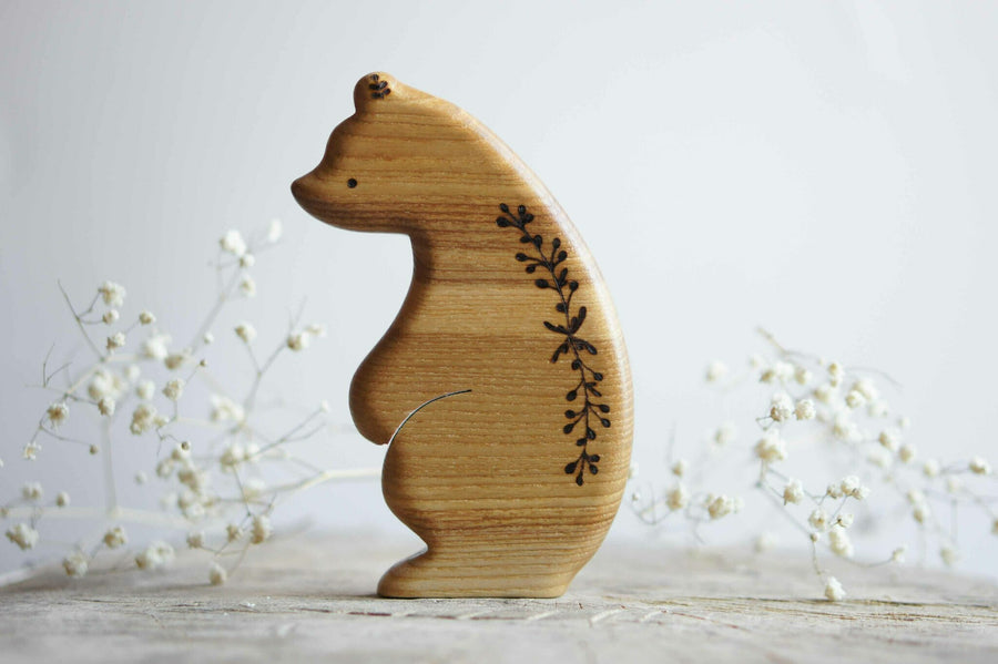 Wooden Bear Toy