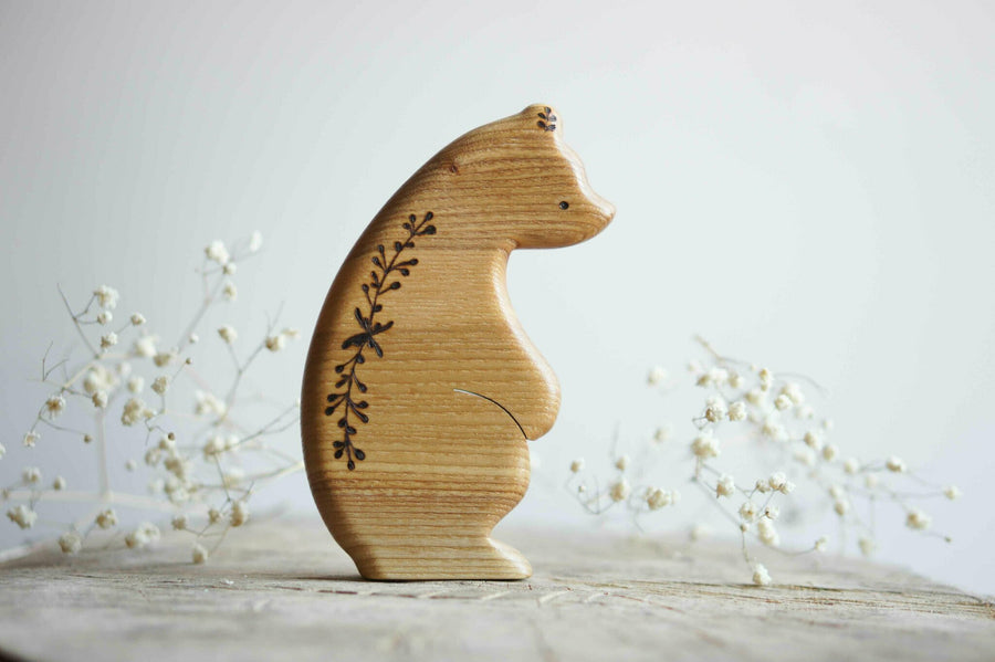 Wooden Bear Toy