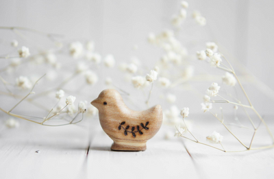 Wooden Chicken Family, Set of 4