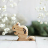 Wooden Chipmunk, Standing · view 1