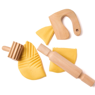 Elseware Unplug (Eco-Kids) Wooden Eco-Dough Tools