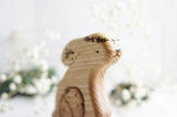 Wooden bunny twins announcement puzzle by Tiny Fox Hole (view 5) · view 5
