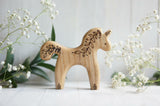 Wooden Unicorn Toy, Flower · view 2