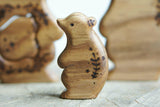 Wooden Bear Family Announcement Puzzle (Mom, Dad, and Two Little Ones) · view 3