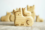 Wooden Cat Family Puzzle · view 6