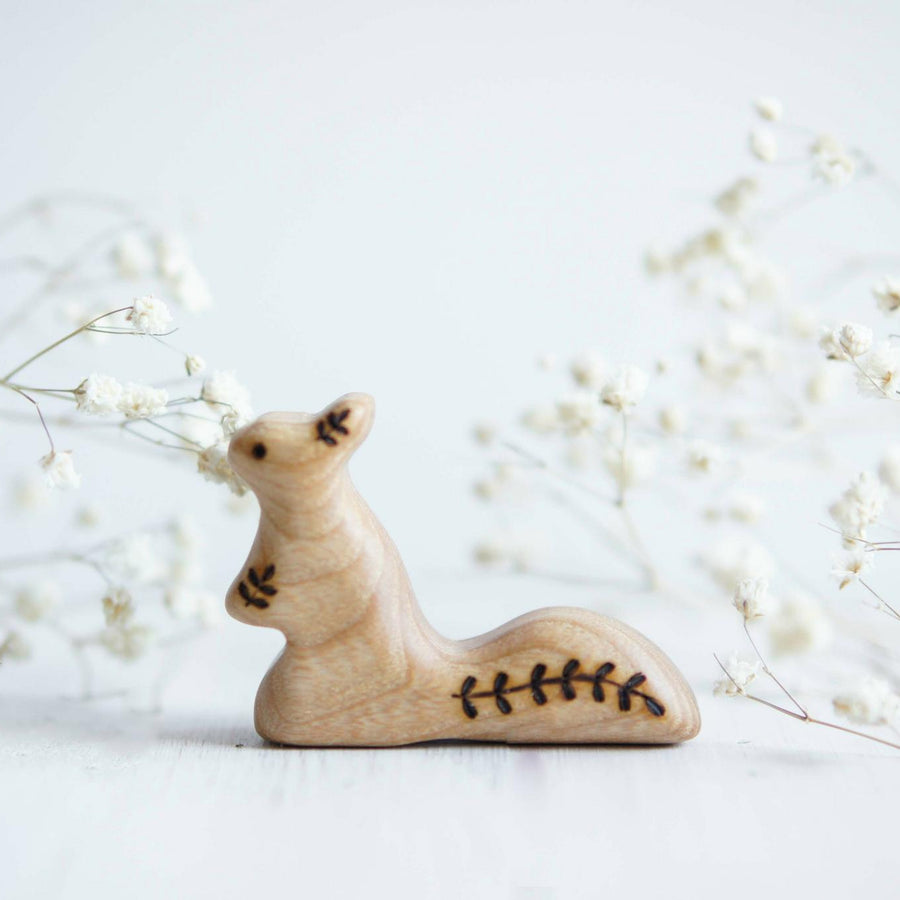 Wooden Squirrel, Standing (Twig)