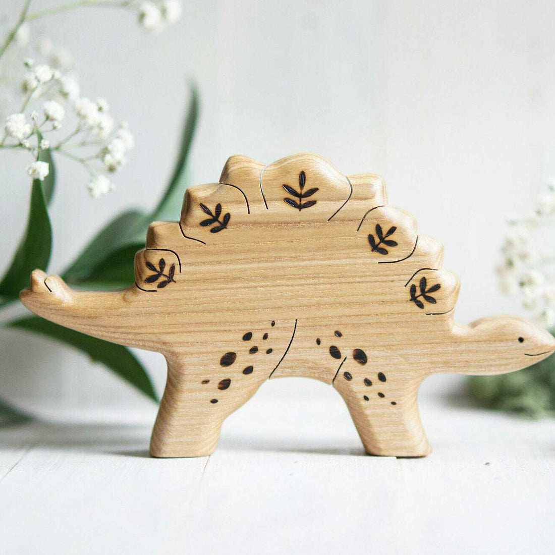 Wooden Stegosaurus