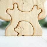 Wooden Tree Puzzle with Hedgehog · view 4