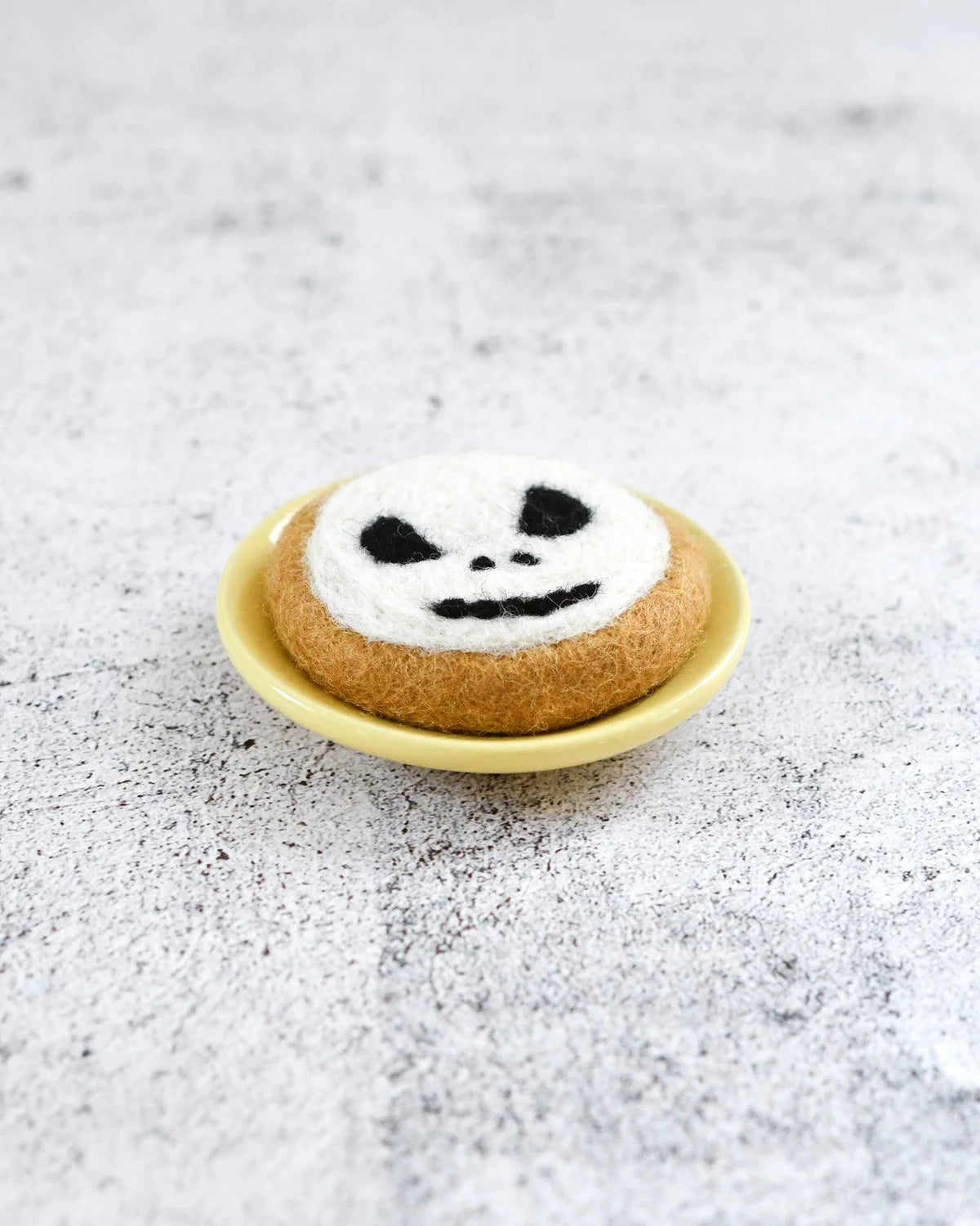 Pre-Order Felt Halloween Angry Skull Cookie (Ships in September)