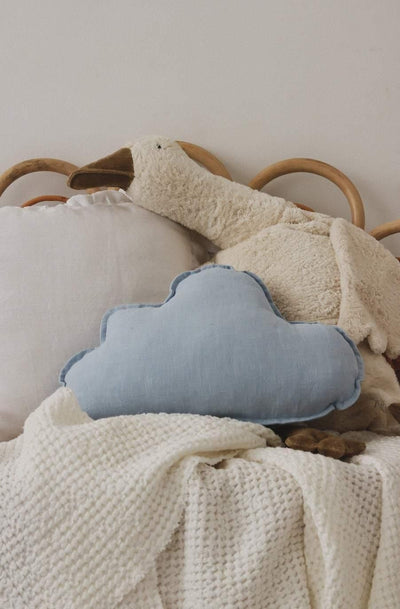 Linen “Baby Blue” Cloud Pillow