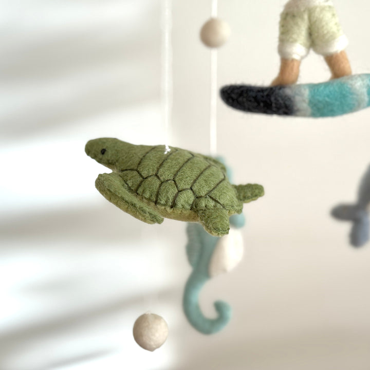 Baby Mobile - Surfer Boy &amp; Ocean Creatures