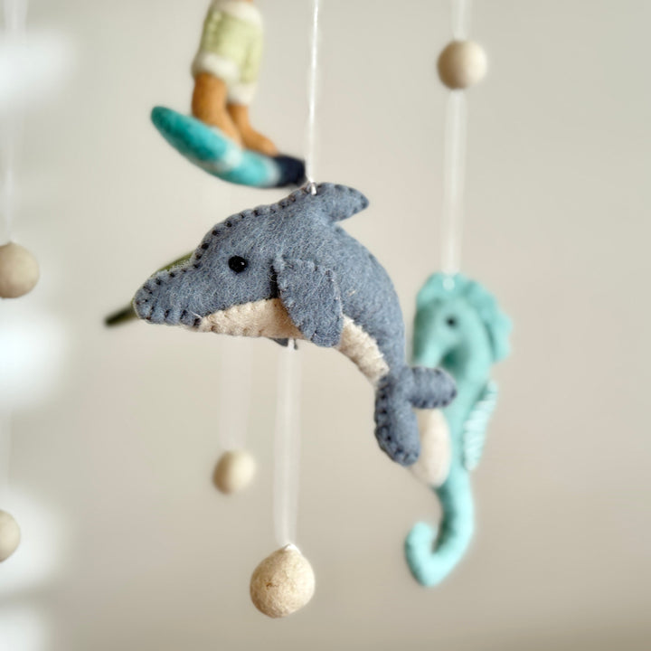 Baby Mobile - Surfer Boy &amp; Ocean Creatures