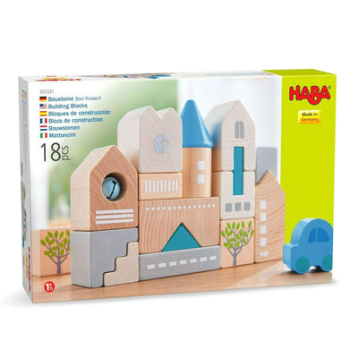 Bad Rodach 18 Piece Wooden Building Blocks