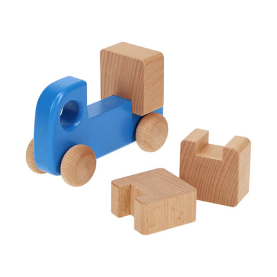 Bajo Small Truck with Blocks, Blue