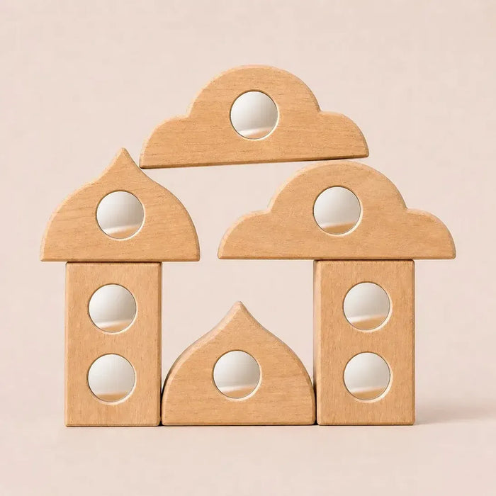 Bauspiel Mirror Blocks, 12-Piece Set