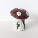 Medium Felt Mushroom, Red · view 2