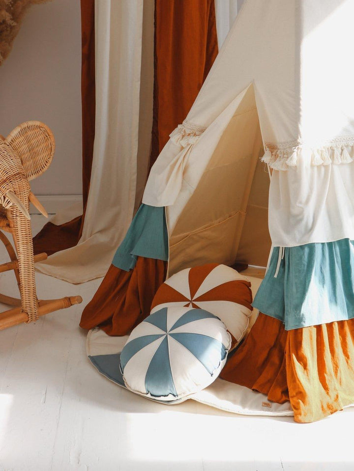 “Circus” Teepee Tent with Frills