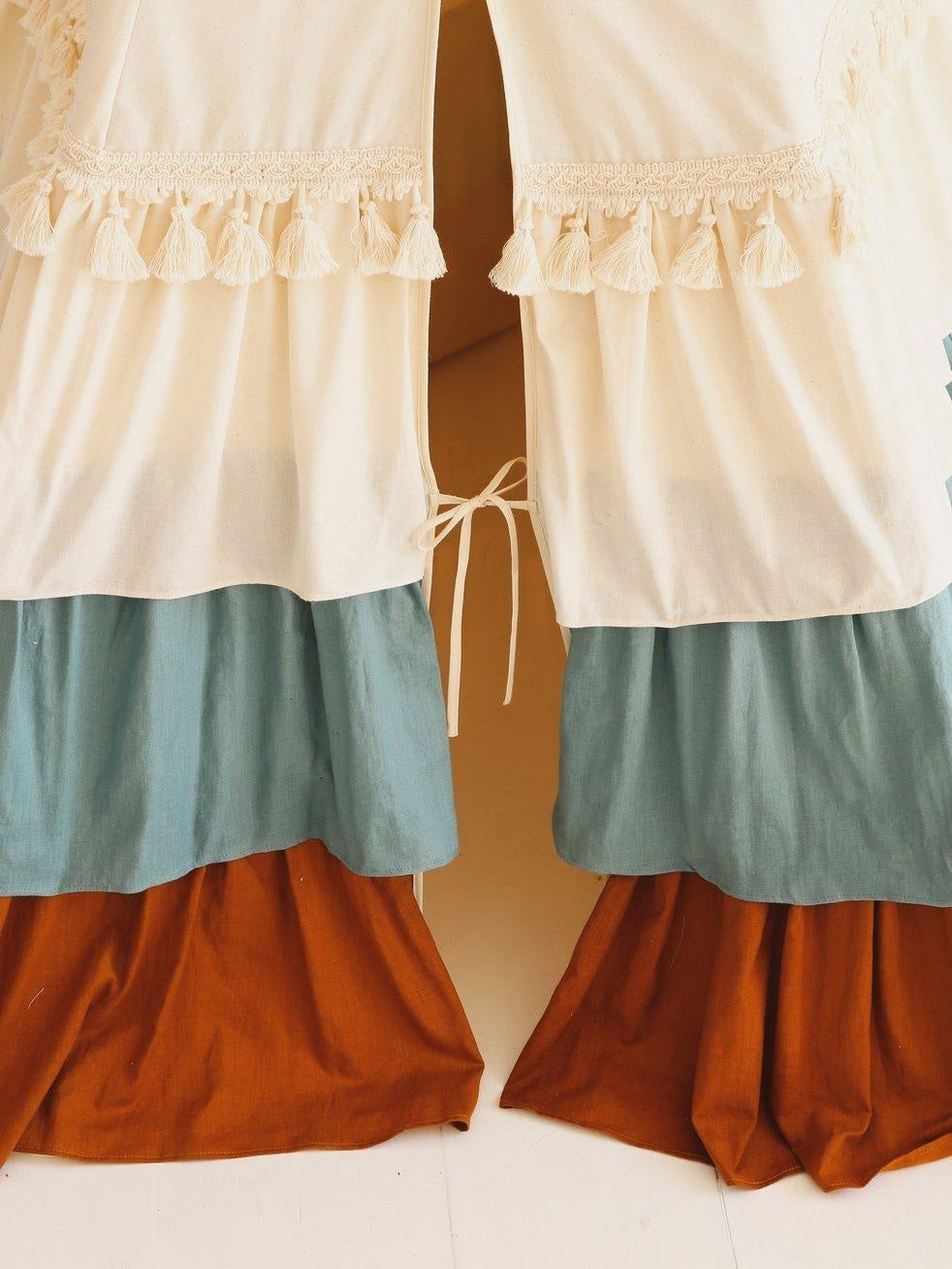 “Circus” Teepee Tent with Frills