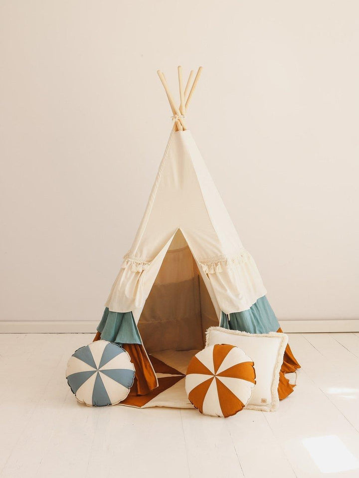 “Circus” Teepee Tent with Frills