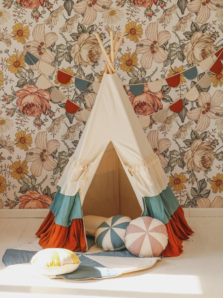 “Circus” Teepee Tent with Frills