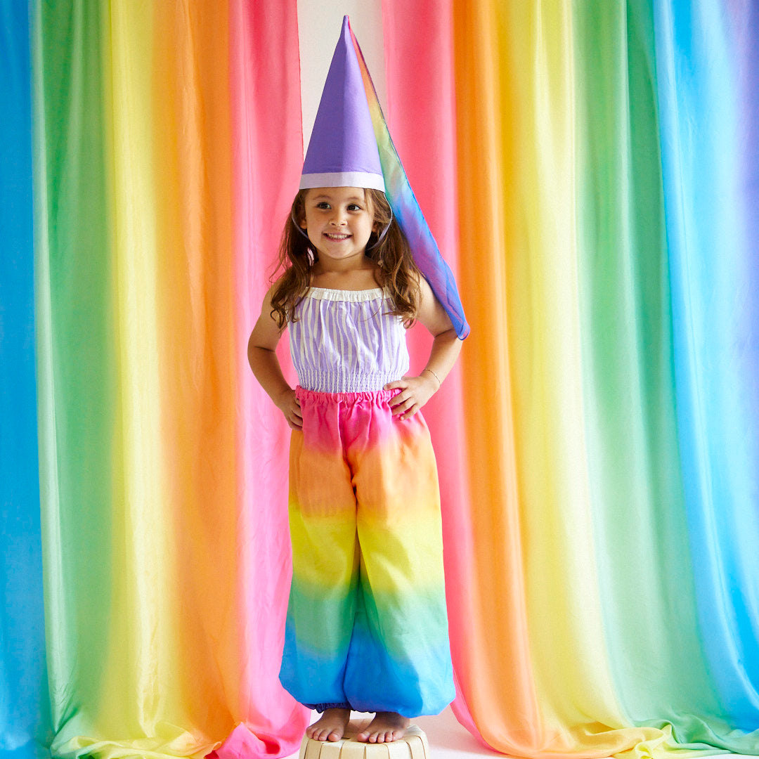 Sarah's Silks Rainbow Jester Costume