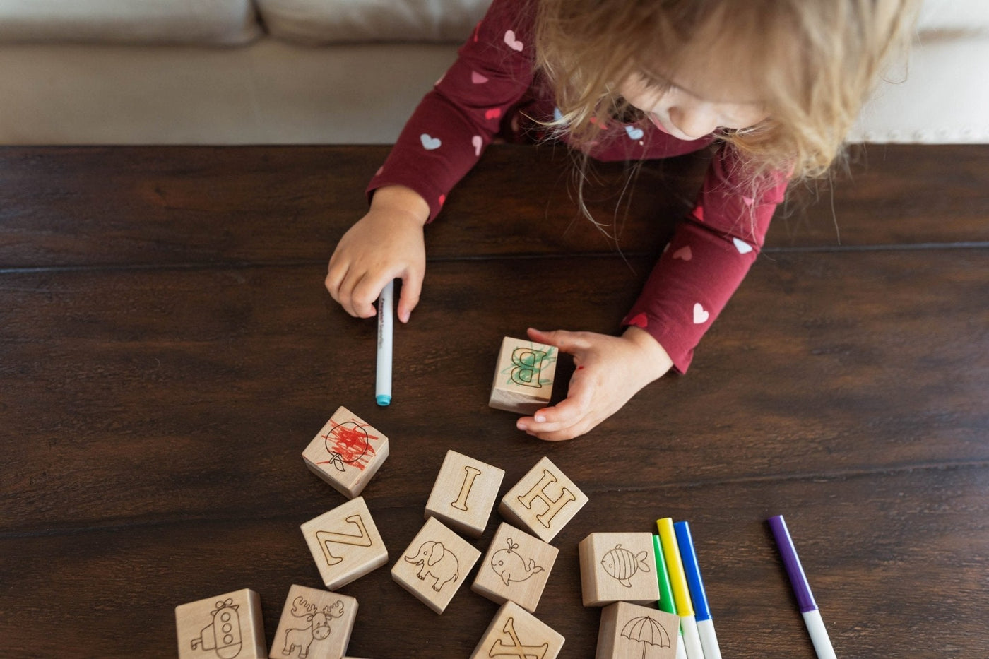 Bannor Maple ABC Block Set