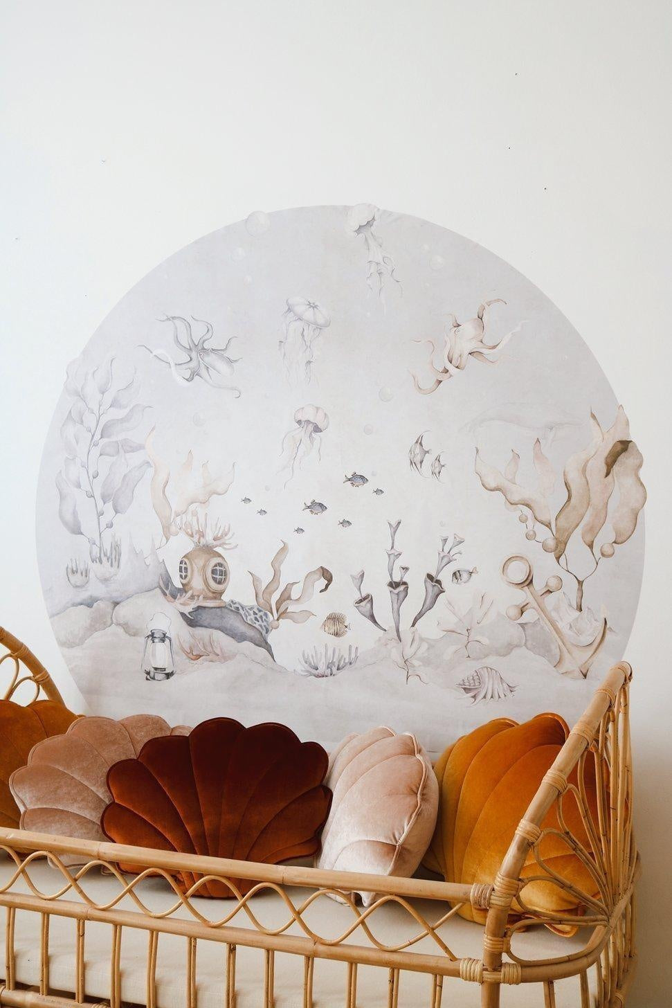 Velvet “Copper Pearl” Shell Pillow