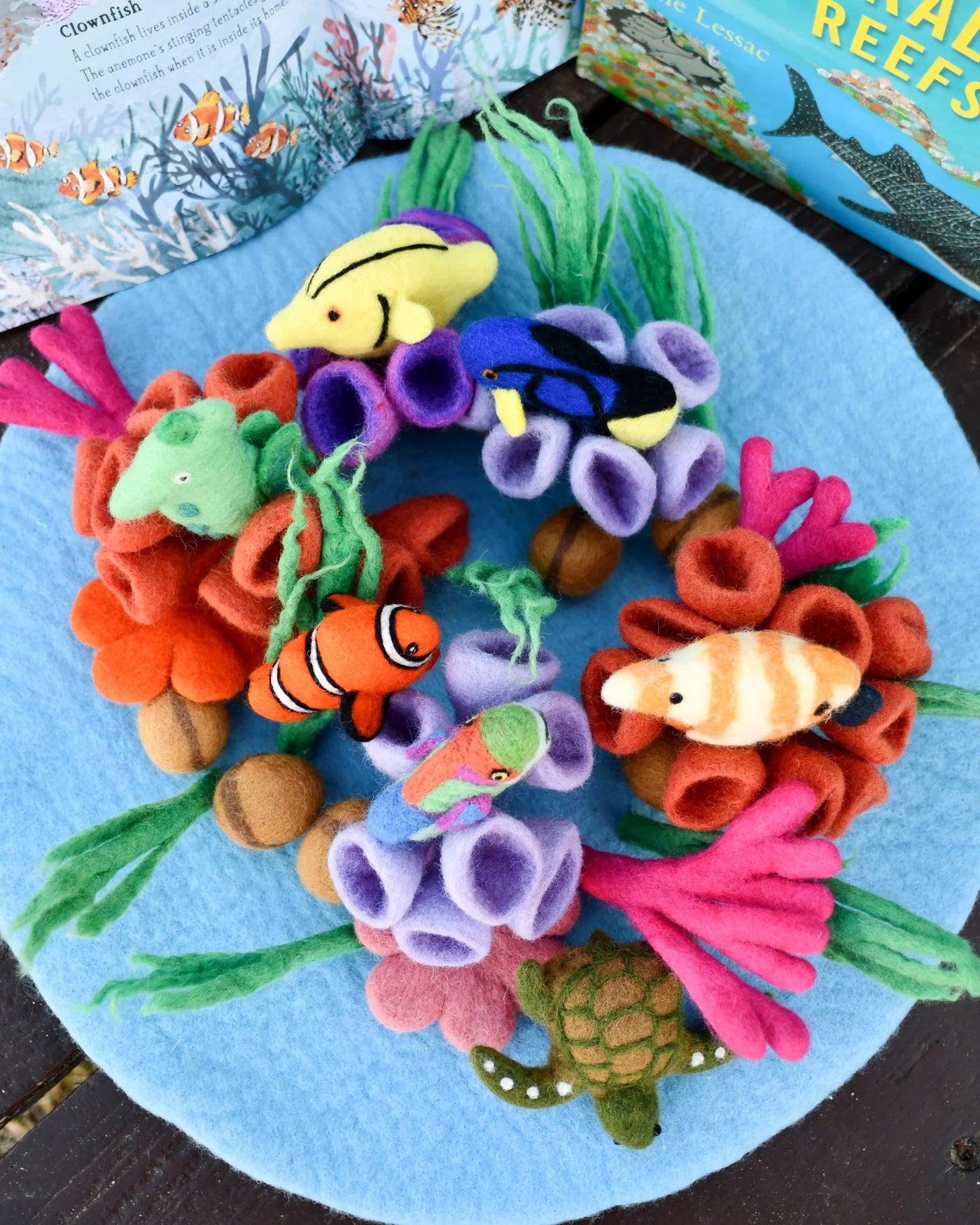 Felt Coral Reef Play Mat Playscape