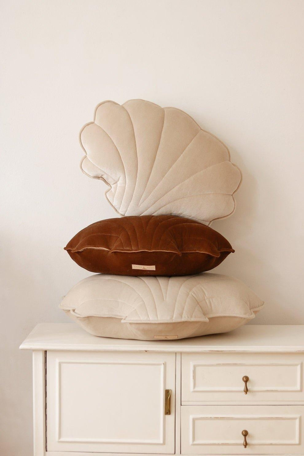 Velvet “Cream Pearl” Shell Pillow