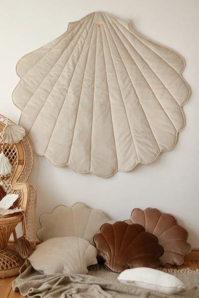 Velvet “Cream” Shell Mat