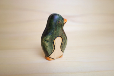 Wooden Penguin Toy