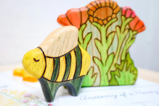 Wooden Honey Bee Toy