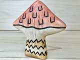 Wooden Shaggy Cap Mushroom Toy · view 2