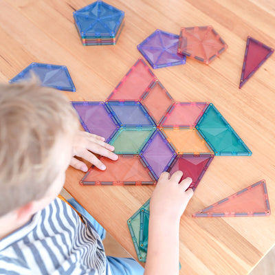 Connetix Tiles 48 Piece Pastel Shape Expansion Pack