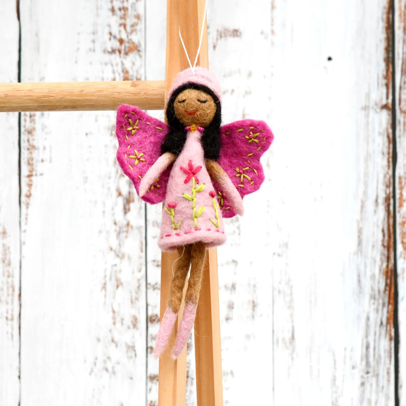 Felt Angel Fairy, Light Pink Dress