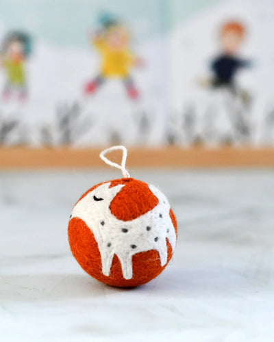 Felt Bauble Christmas Ornament, Deer