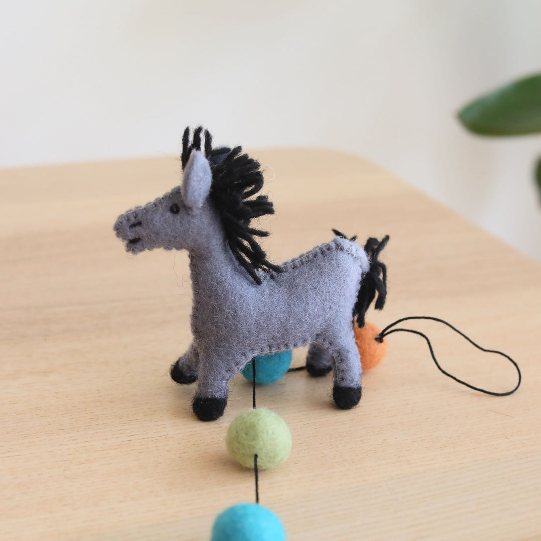 Felt Farm Animal Garland