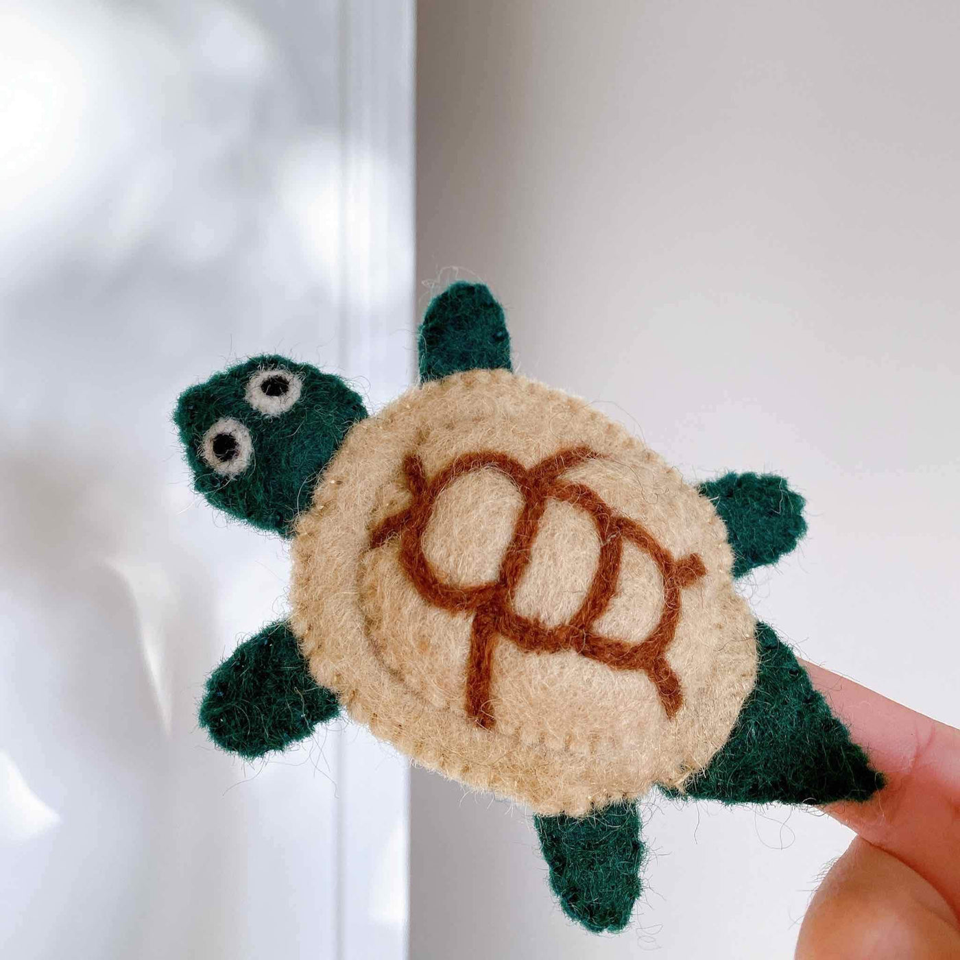 Felt Finger Puppet - Turtle